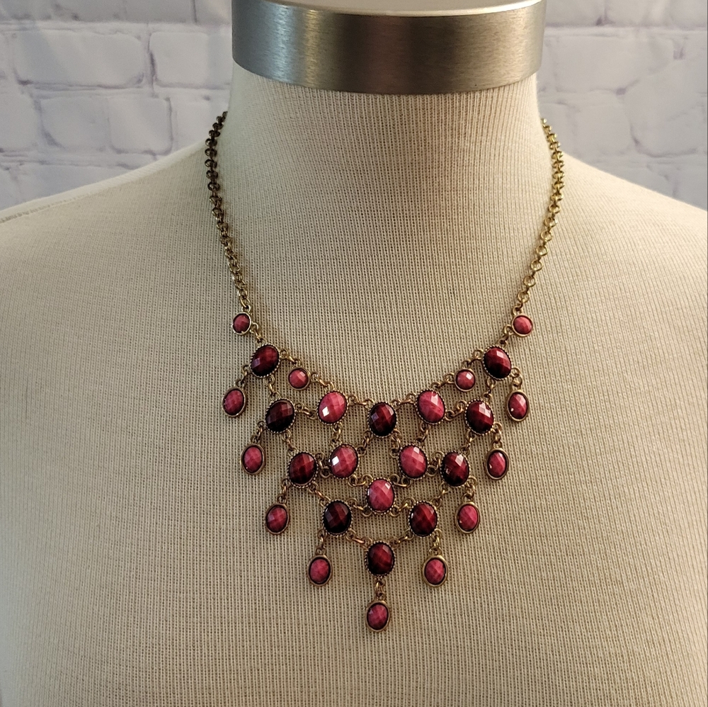 Statement Necklace Bib Necklace - image 2